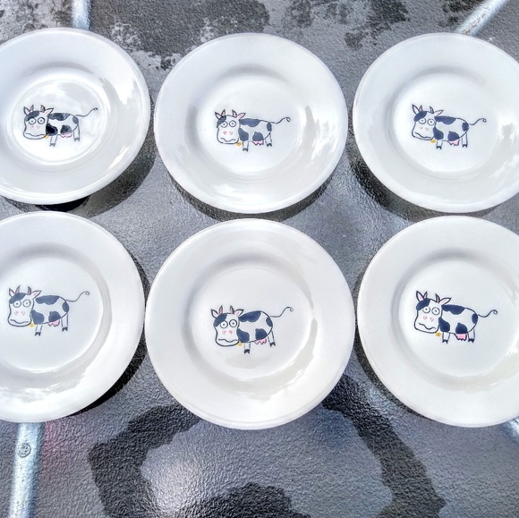 Gallery Other - Gallery Tabletop 8.5 Inch Moo (6) Six  Plates